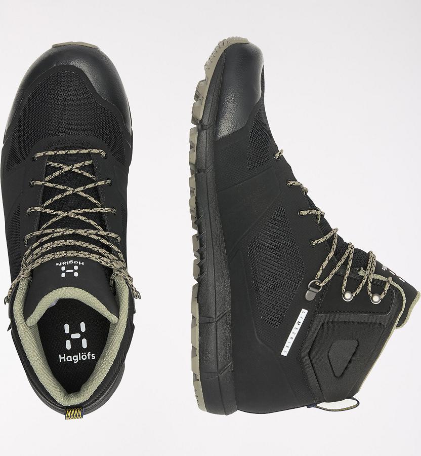 Haglöfs Womens L.I.M Mid Proof Eco Hiking Boots Black New Zealand 85374JKRL